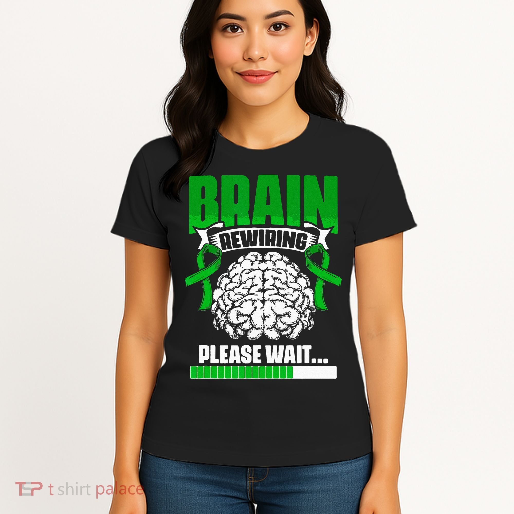 Brain Rewiring Traumatic Brain Injury Surgery TBI Survivor Women's T-Shirt