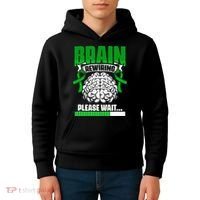 Brain Rewiring Traumatic Brain Injury Surgery TBI Survivor Kids Hoodie thumb 4