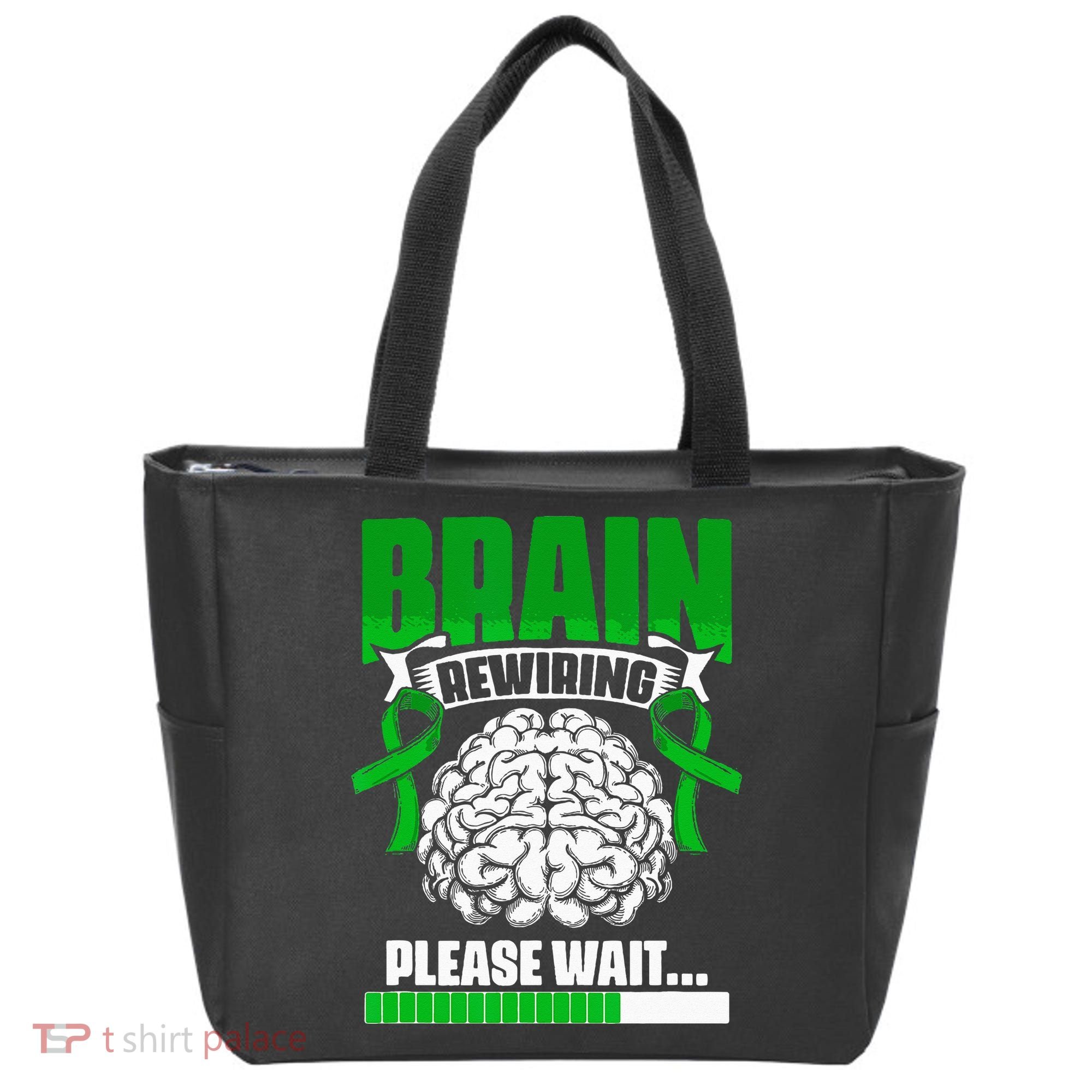 Brain Rewiring Traumatic Brain Injury Surgery TBI Survivor Tote Bag