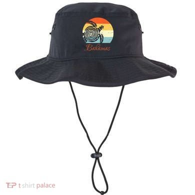 Bahamas Retro Throwback Sea Turtle Vacation Bucket Hat