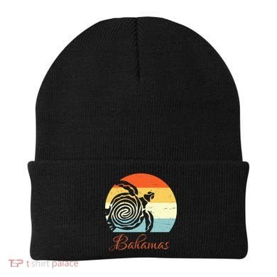 Bahamas Retro Throwback Sea Turtle Vacation Beanie