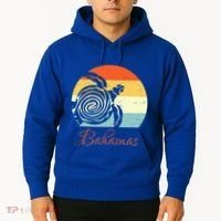 Bahamas Retro Throwback Sea Turtle Vacation Hoodie thumb 2