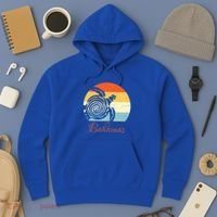 Bahamas Retro Throwback Sea Turtle Vacation Hoodie thumb 3