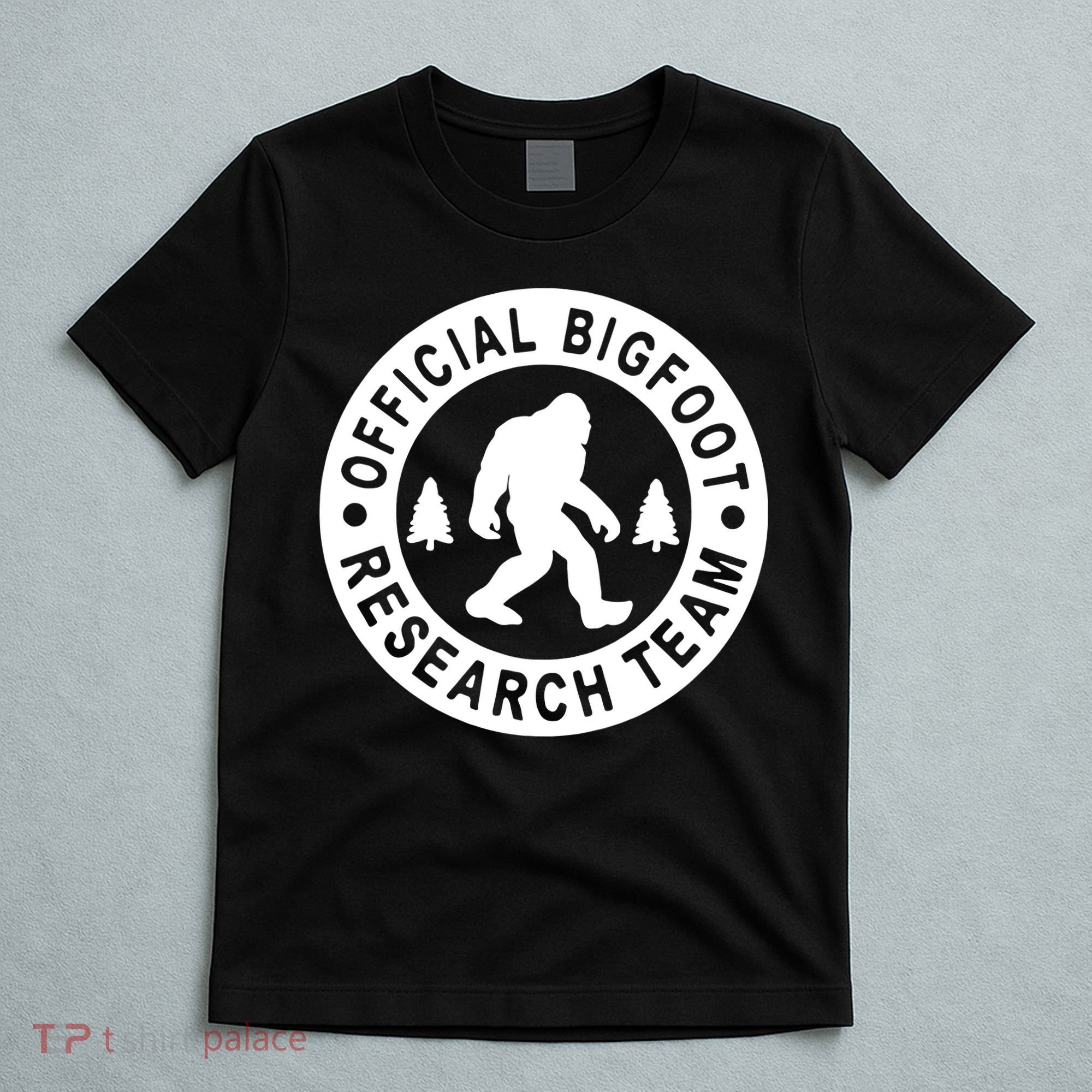 Bigfoot Research Team Vintage Funny Sasquatch Camping T-Shirt