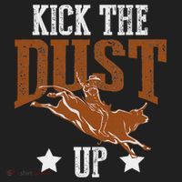 Bull Rider Tee Kick The Dust Up Bull Riding Rodeo Women's Sweatshirt thumb 2