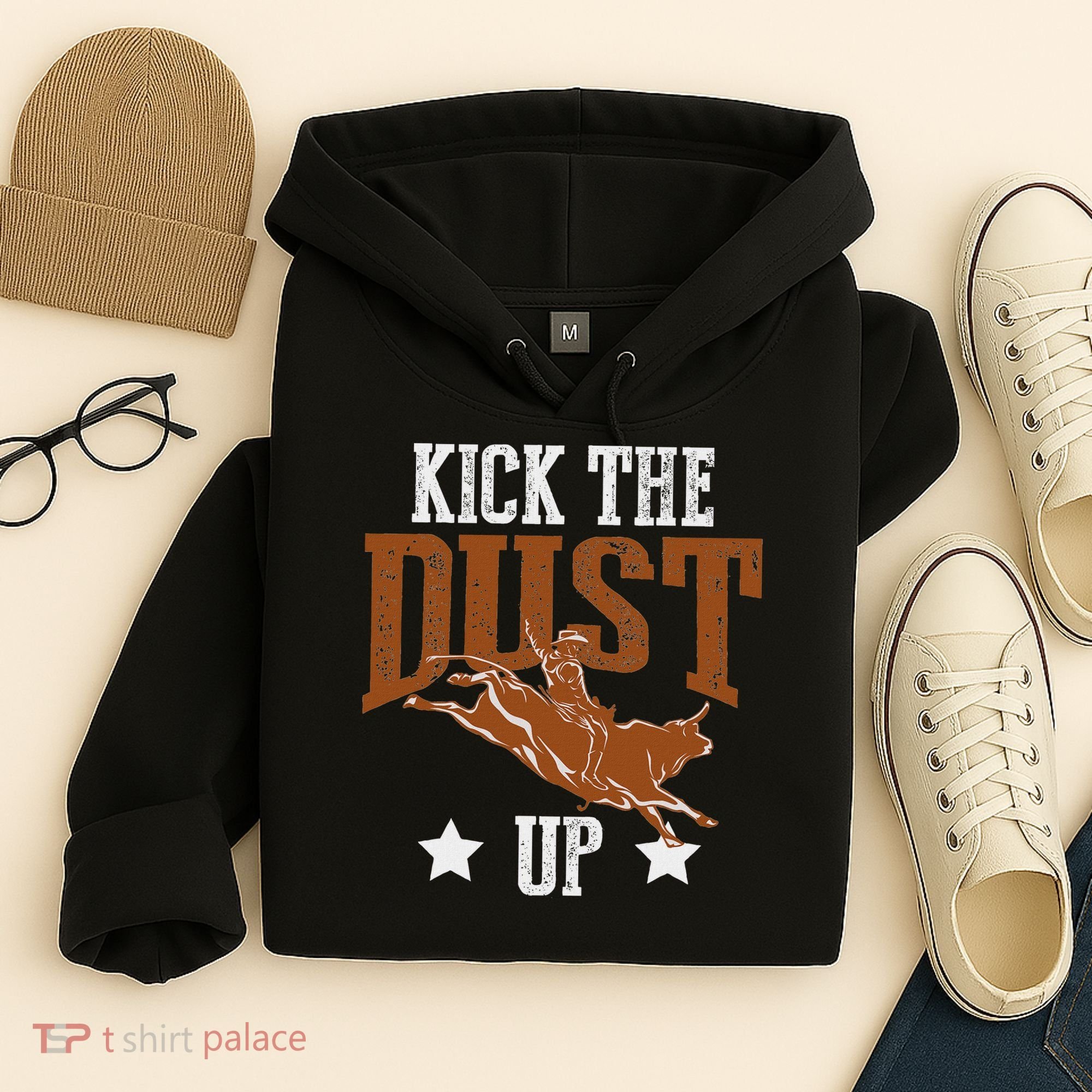 Bull Rider Tee Kick The Dust Up Bull Riding Rodeo Hoodie