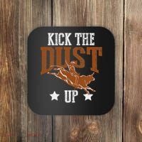 Bull Rider Tee Kick The Dust Up Bull Riding Rodeo Coaster thumb 0
