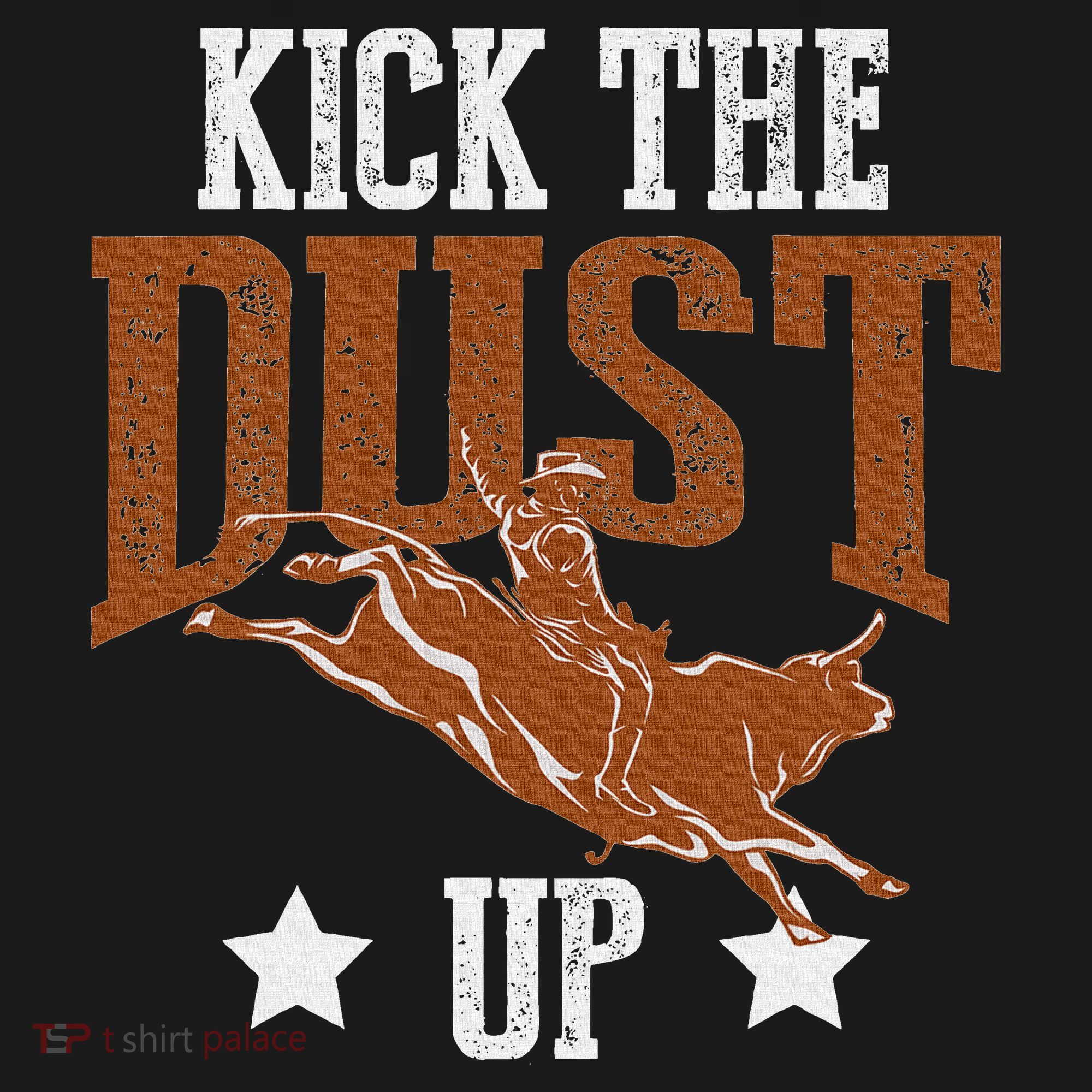 Bull Rider Tee Kick The Dust Up Bull Riding Rodeo Women's Hoodie