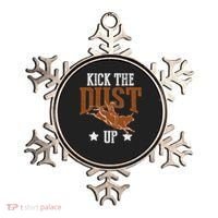 Bull Rider Tee Kick The Dust Up Bull Riding Rodeo Ornament thumb 0