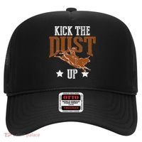 Bull Rider Tee Kick The Dust Up Bull Riding Rodeo Hat thumb 0