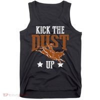 Bull Rider Tee Kick The Dust Up Bull Riding Rodeo Tank Top thumb 0