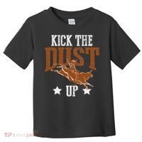 Bull Rider Tee Kick The Dust Up Bull Riding Rodeo Toddler T-Shirt thumb 0