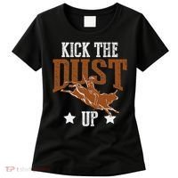 Bull Rider Tee Kick The Dust Up Bull Riding Rodeo Women's T-Shirt thumb 0