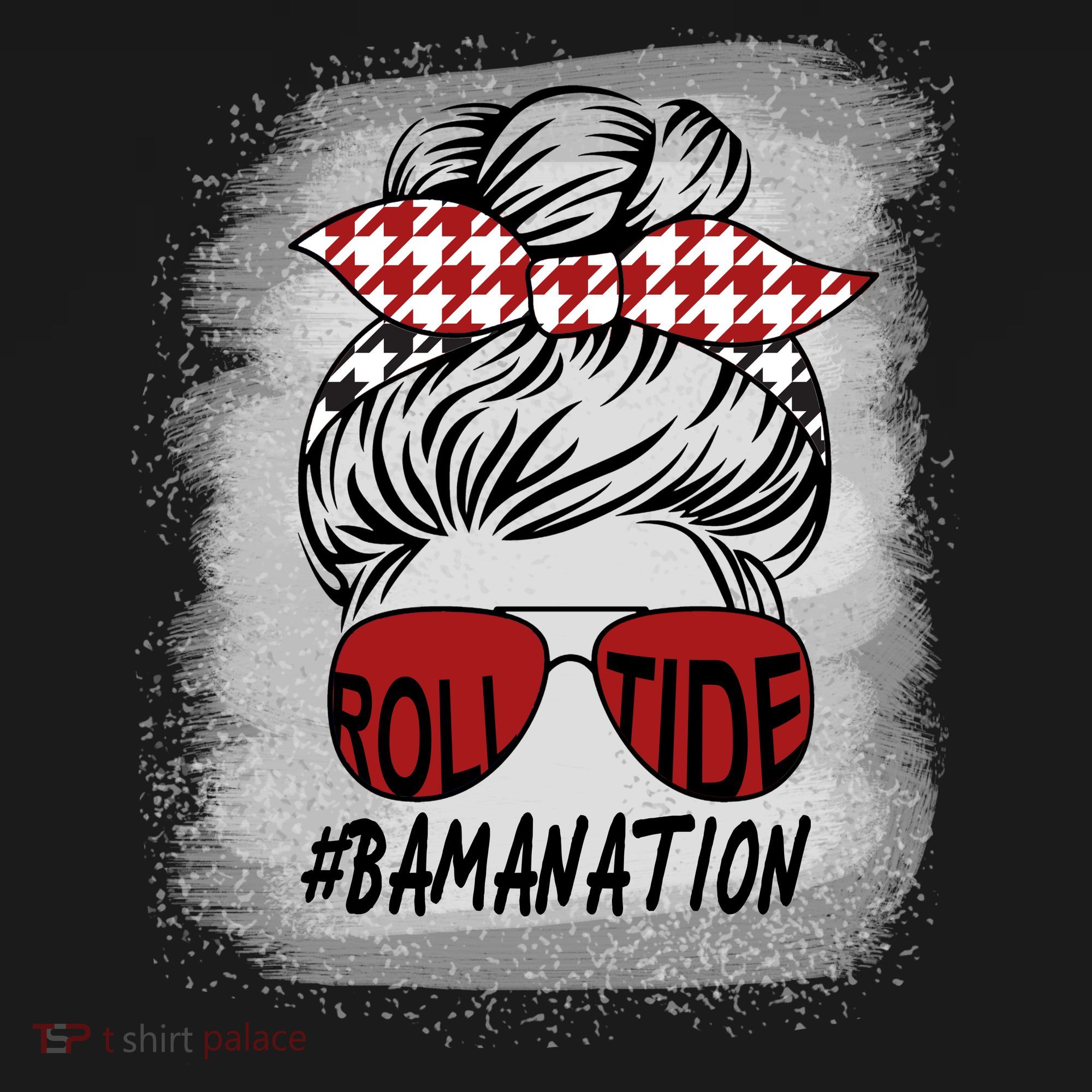 Bamanation Roll Tide Alabama All Y'all The Tide Is Crimson Apron
