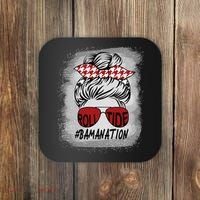 Bamanation Roll Tide Alabama All Y'all The Tide Is Crimson Coaster thumb 0
