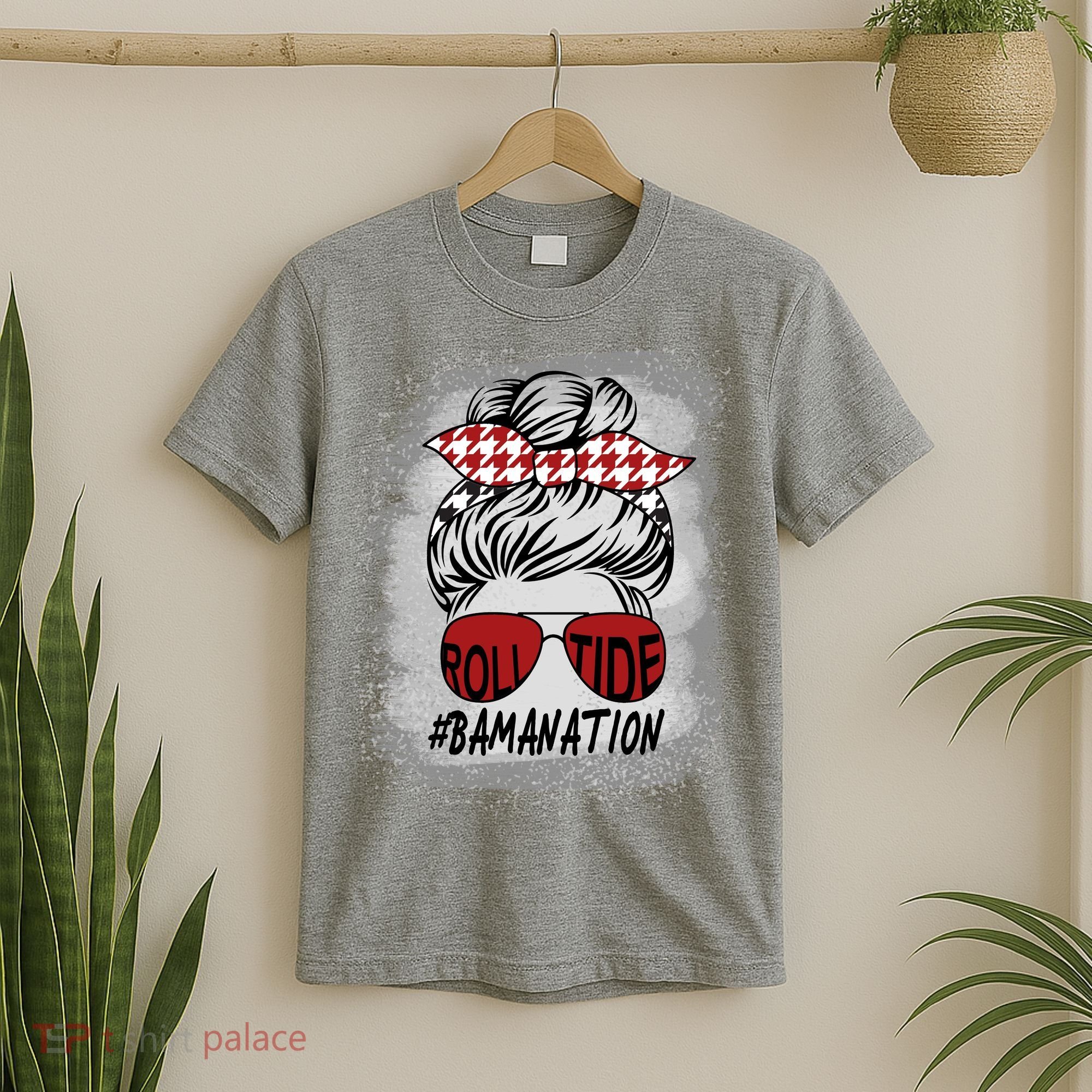 Bamanation Roll Tide Alabama All Y'all The Tide Is Crimson T-Shirt