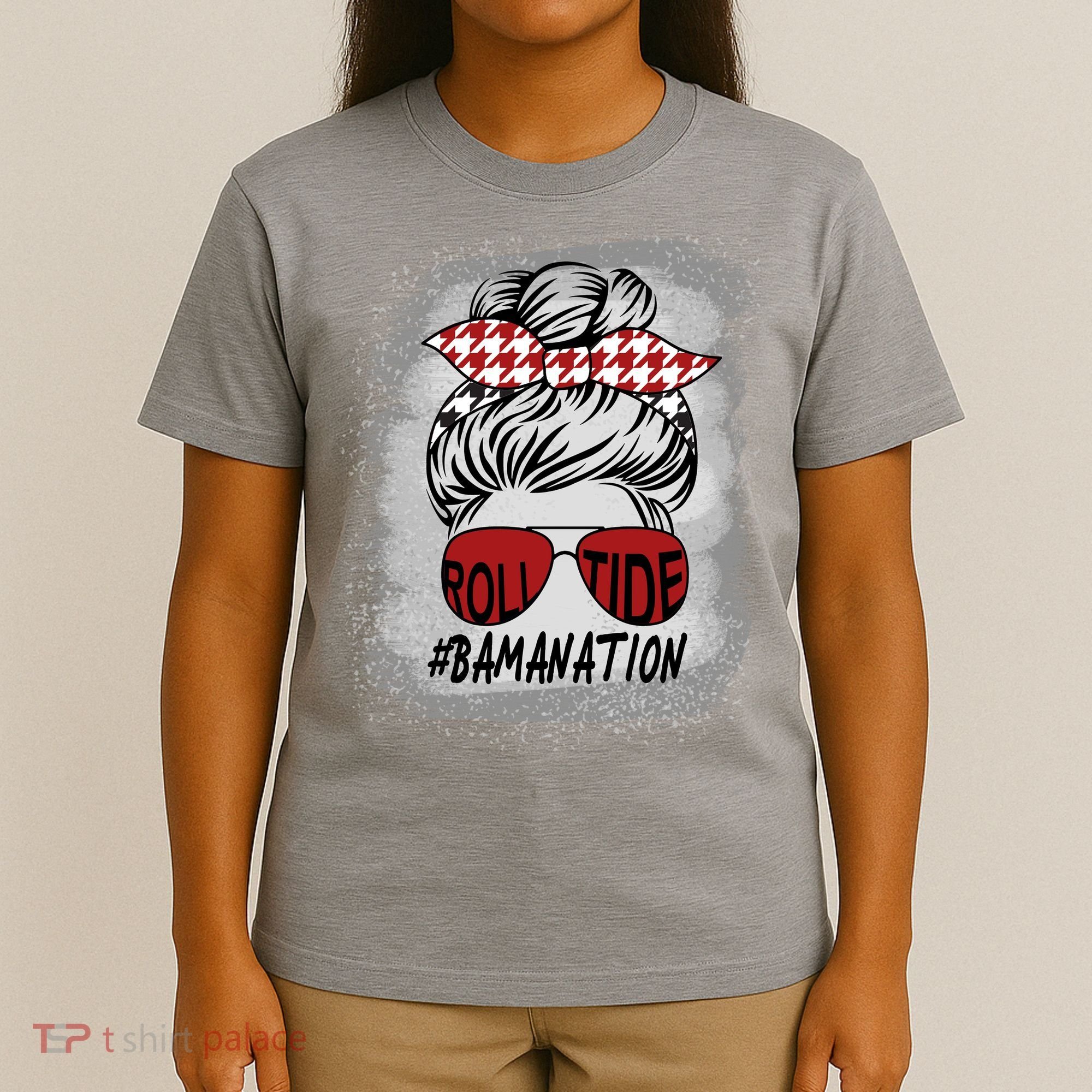 Bamanation Roll Tide Alabama All Y'all The Tide Is Crimson T-Shirt