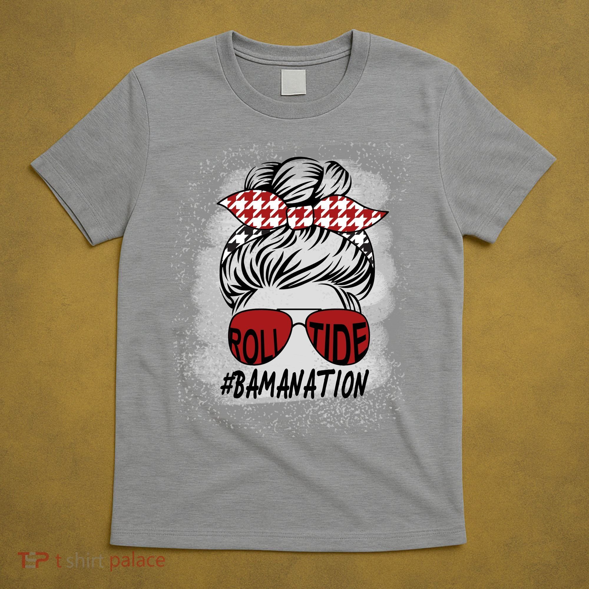 Bamanation Roll Tide Alabama All Y'all The Tide Is Crimson T-Shirt