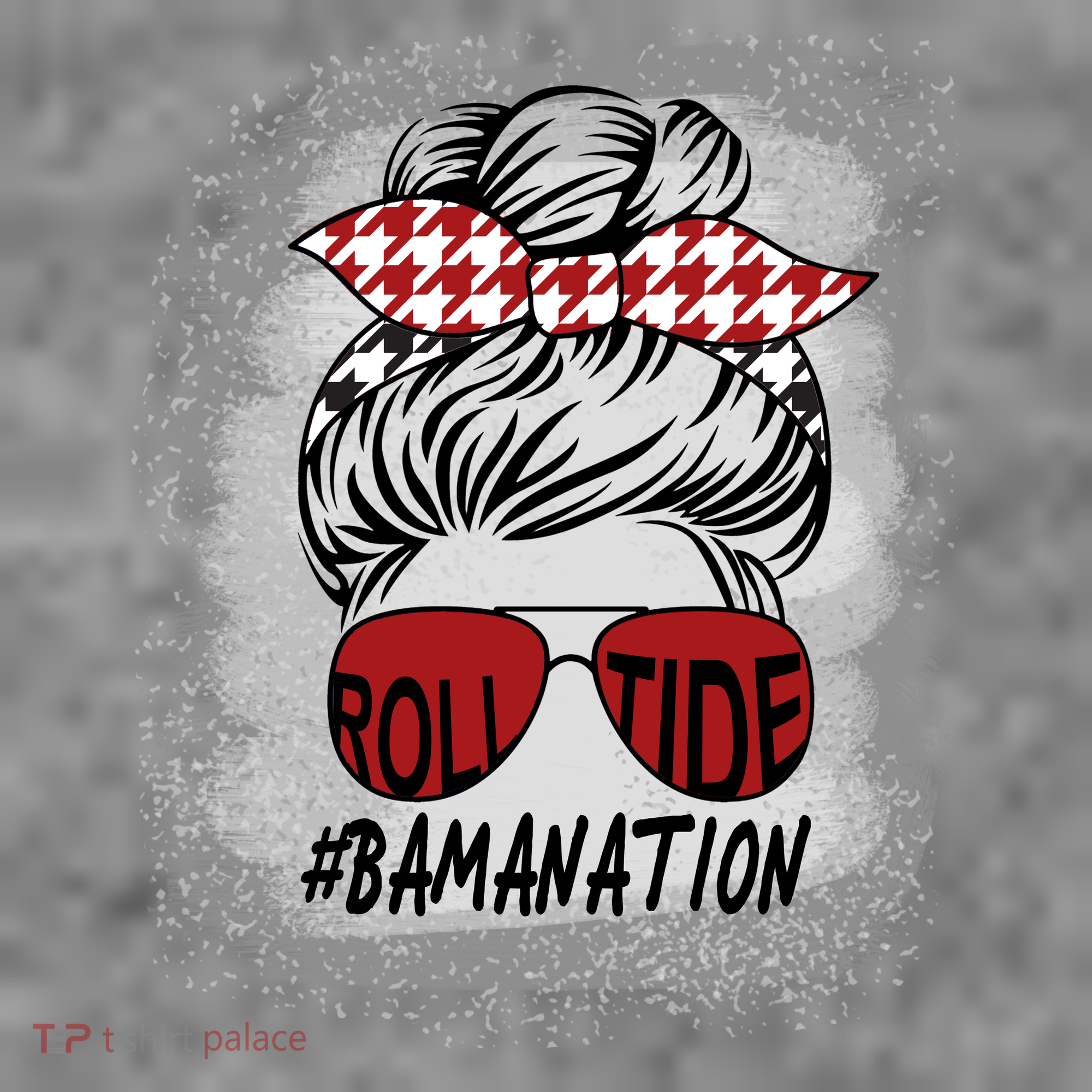 Bamanation Roll Tide Alabama All Y'all The Tide Is Crimson Women's Hoodie