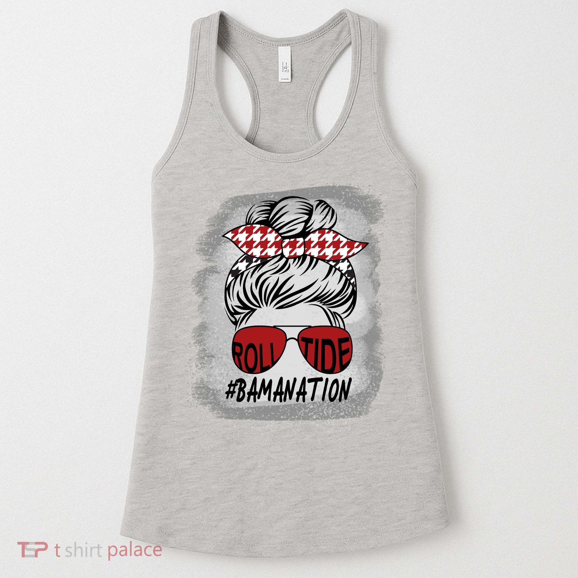 Bamanation Roll Tide Alabama All Y'all The Tide Is Crimson Women's Tank Top