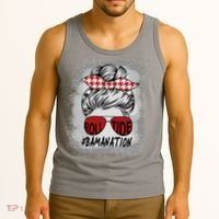 Bamanation Roll Tide Alabama All Y'all The Tide Is Crimson Tank Top thumb 3