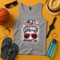 Bamanation Roll Tide Alabama All Y'all The Tide Is Crimson Tank Top thumb 4