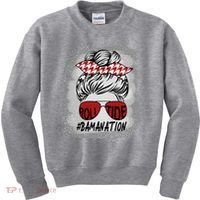 Bamanation Roll Tide Alabama All Y'all The Tide Is Crimson Kids Sweatshirt thumb 0