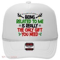 Being Related To Me Is Really The Only Gift You Need Funny Christmas Hat thumb 0