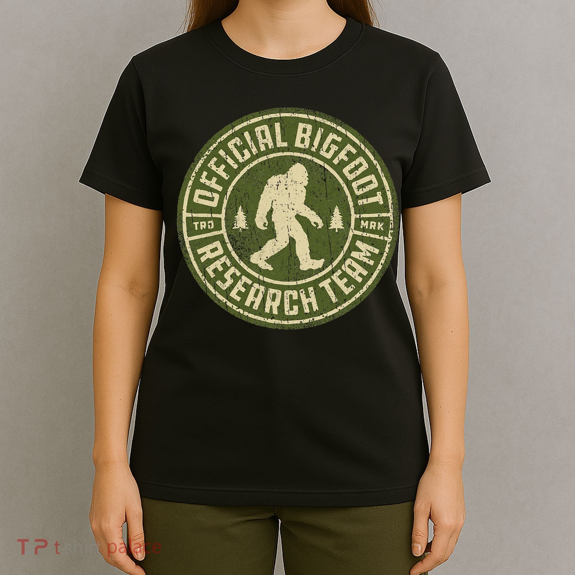 Bigfoot Research Team Retro Vintage Sasquatch T-Shirt