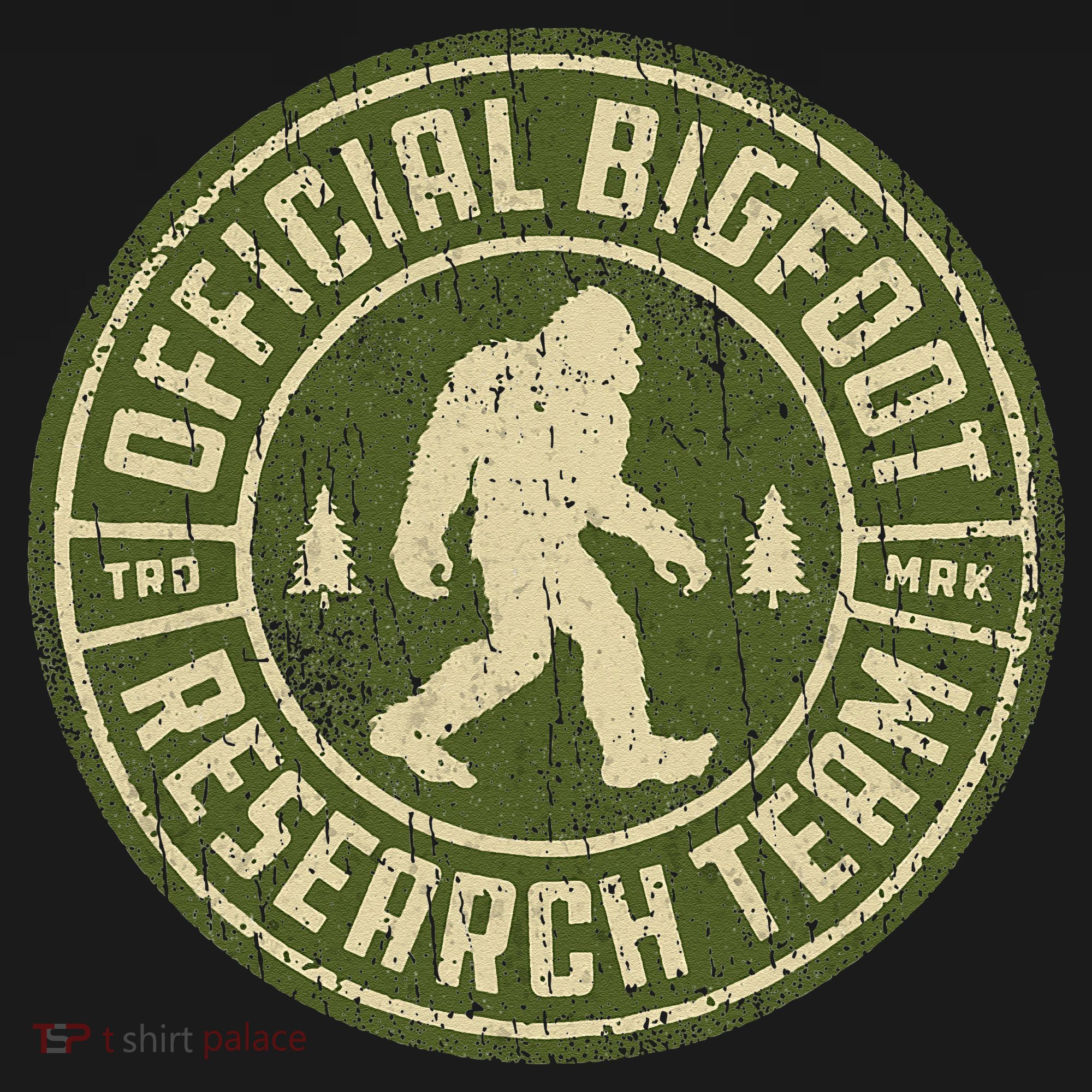 Bigfoot Research Team Retro Vintage Sasquatch T-Shirt