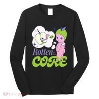 Brat Rotten To The Core Bad Apple Funny Retro Long Sleeve Shirt thumb 0
