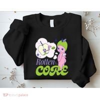 Brat Rotten To The Core Bad Apple Funny Retro Sweatshirt thumb 2