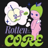 Brat Rotten To The Core Bad Apple Funny Retro Sweatshirt thumb 3