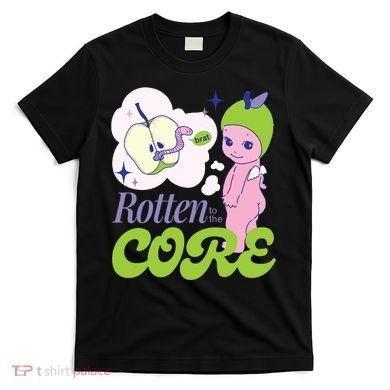 Brat Rotten To The Core Bad Apple Funny Retro T-Shirt