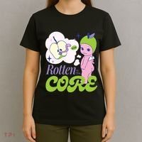 Brat Rotten To The Core Bad Apple Funny Retro T-Shirt thumb 4