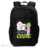 Brat Rotten To The Core Bad Apple Funny Retro Backpack thumb 0