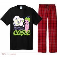 Brat Rotten To The Core Bad Apple Funny Retro Pajama Set thumb 0