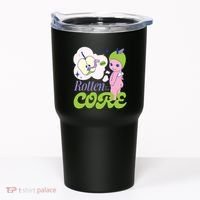 Brat Rotten To The Core Bad Apple Funny Retro Tumbler thumb 0
