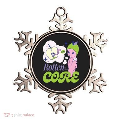 Brat Rotten To The Core Bad Apple Funny Retro Ornament