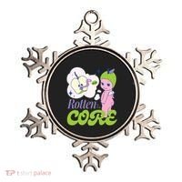 Brat Rotten To The Core Bad Apple Funny Retro Ornament thumb 0