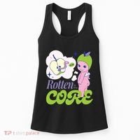 Brat Rotten To The Core Bad Apple Funny Retro Women's Tank Top thumb 0