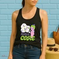 Brat Rotten To The Core Bad Apple Funny Retro Women's Tank Top thumb 2