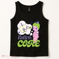 Brat Rotten To The Core Bad Apple Funny Retro Tank Top thumb 2