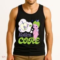 Brat Rotten To The Core Bad Apple Funny Retro Tank Top thumb 3