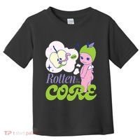 Brat Rotten To The Core Bad Apple Funny Retro Toddler T-Shirt thumb 0