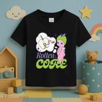 Brat Rotten To The Core Bad Apple Funny Retro Toddler T-Shirt thumb 3