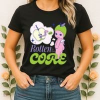 Brat Rotten To The Core Bad Apple Funny Retro Women's T-Shirt thumb 2