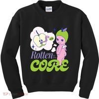 Brat Rotten To The Core Bad Apple Funny Retro Kids Sweatshirt thumb 0
