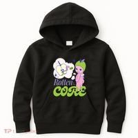 Brat Rotten To The Core Bad Apple Funny Retro Kids Hoodie thumb 0