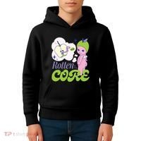 Brat Rotten To The Core Bad Apple Funny Retro Kids Hoodie thumb 4
